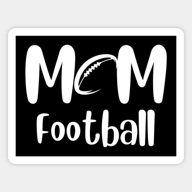 Football Mom Magnet by mkhriesat